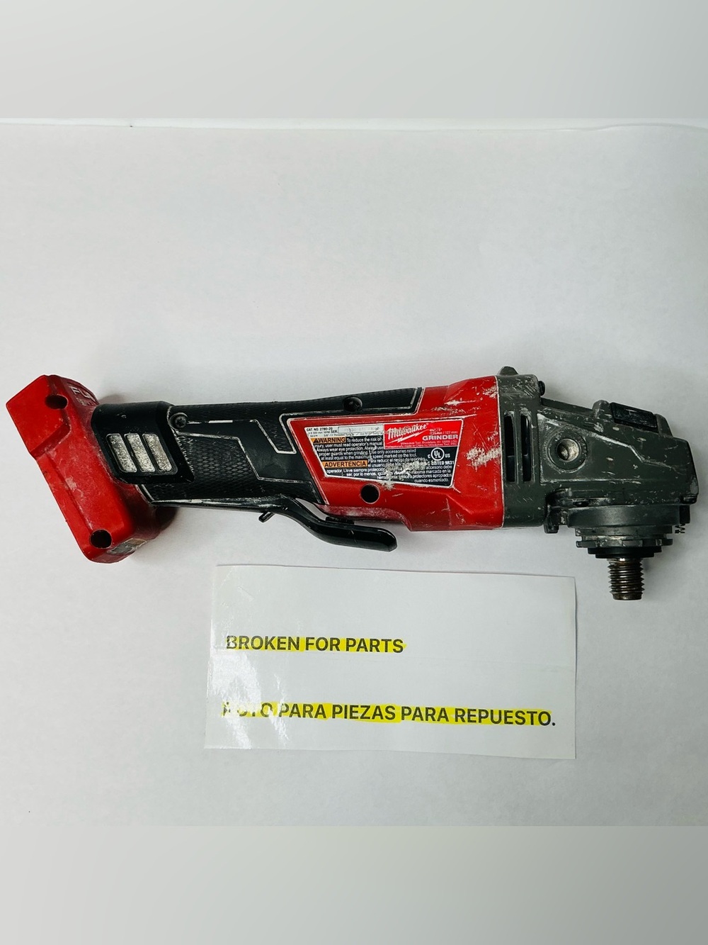Milwaukee 2780-20 M18 Fuel 4-1/2"/5" Grinder For Parts Or Repair (Not Working) - Picture 3 of 10